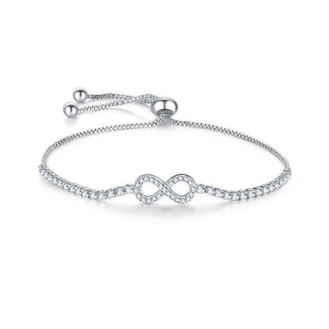 Bracciale Simbolo Infinito Argento