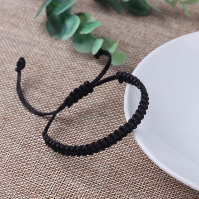 Pulseira Tibetana Amuleto da Sorte preta