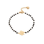 Glücksbringer Armband mit vierblättrigem Kleeblatt 