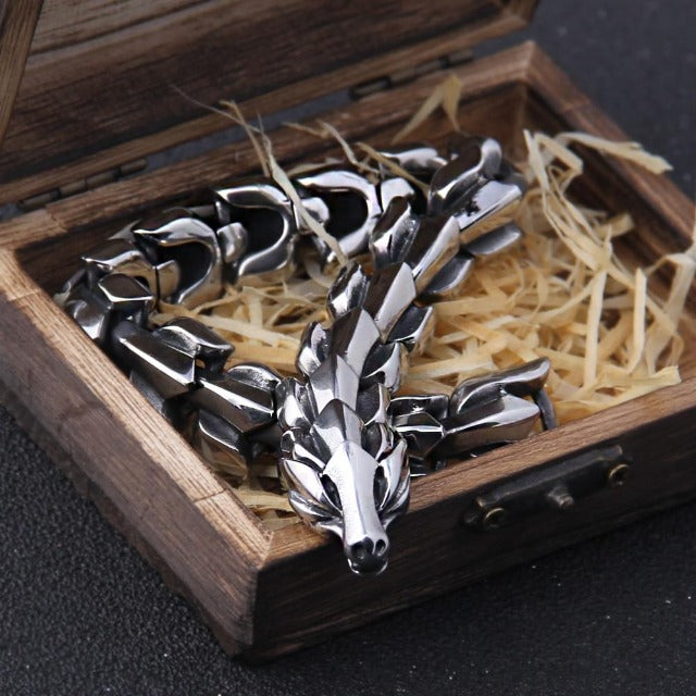 Bracelet Viking Ouroboros