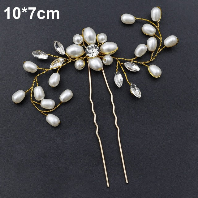 Broche de Cheveux pour Mariage