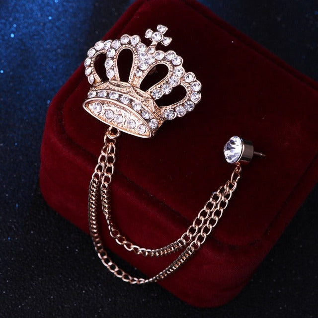 Broche De Traje Corona 