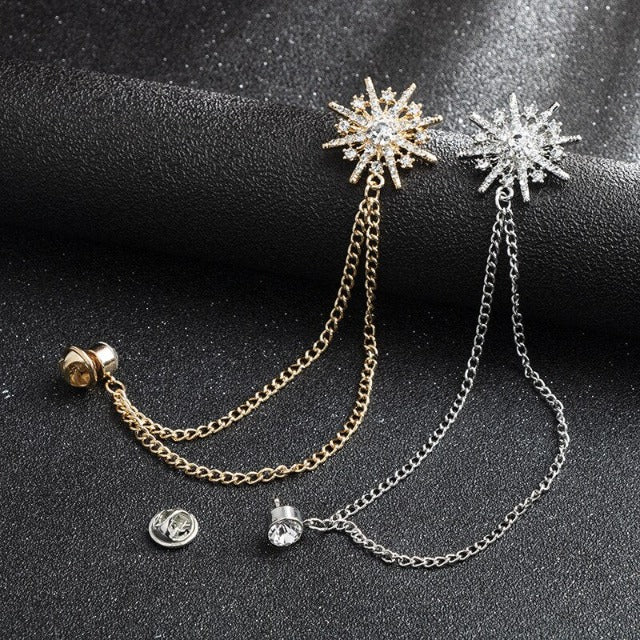 Broche De Costume Etoiles