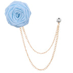 Roseblomst jakkesæt broche 