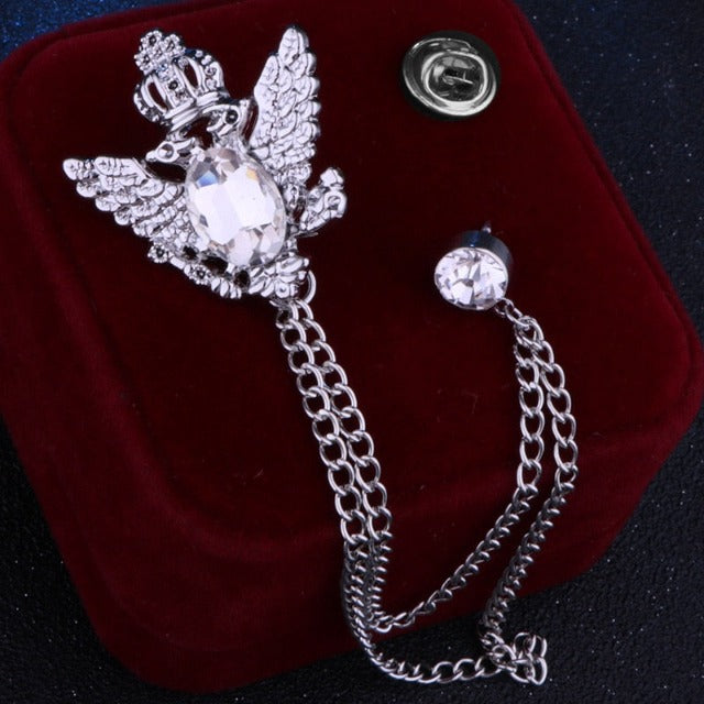 Broche De Costume Oiseaux