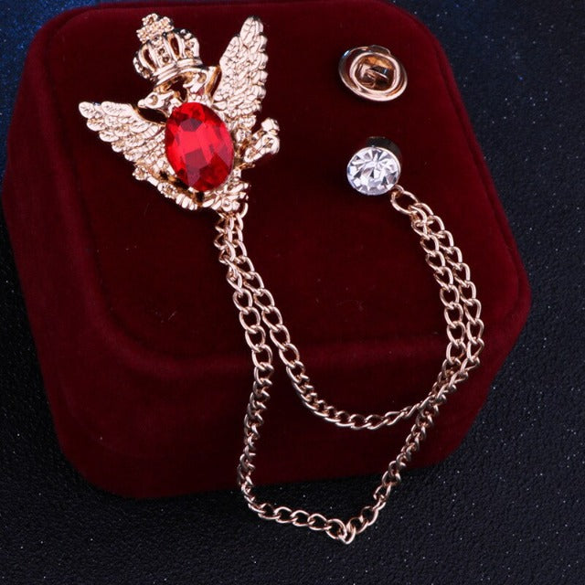 Broche De Costume Oiseaux