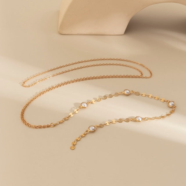 Collana Décolleté con Perle per Donna