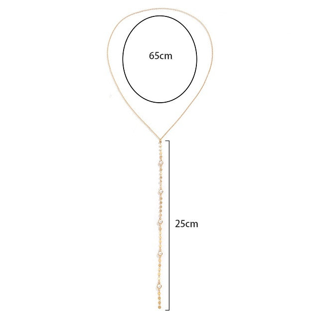 Collana Décolleté con Perle per Donna