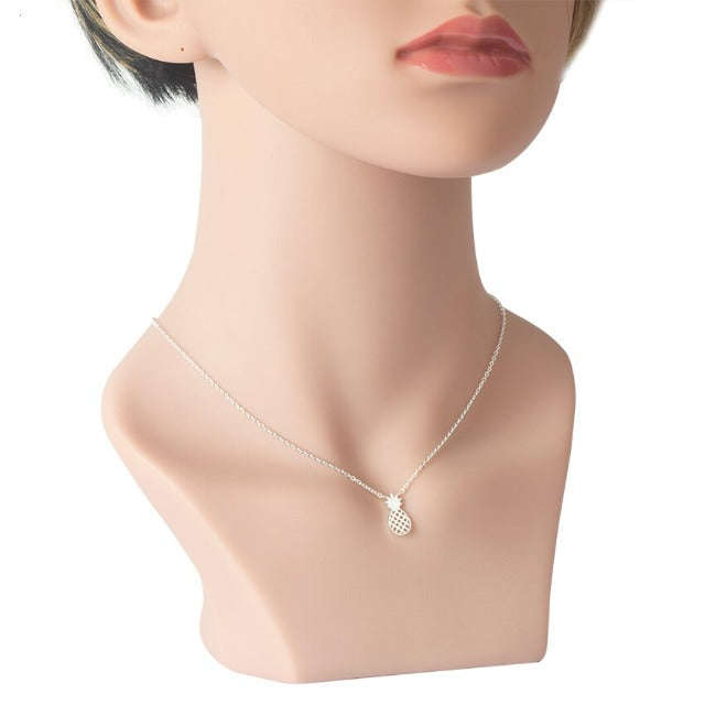Halskette Ananas Gold & Silber für Damen 