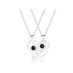 Collana Cuore Separabile per Coppia argento