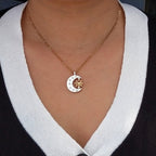 Collana Pendente Luna Crescente Donna
