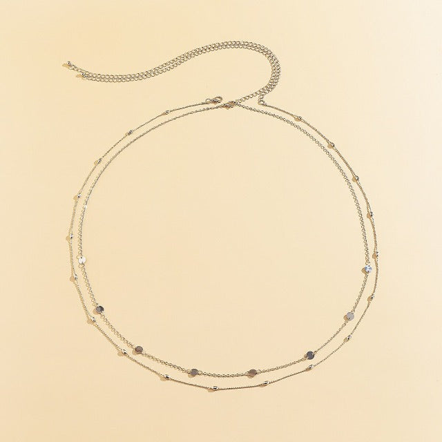 Collana da ventre per donna argento