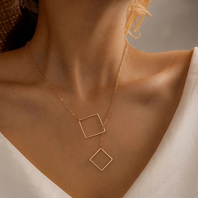 Collana Geometrica Donna oro
