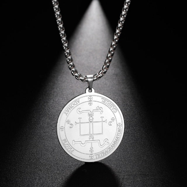 Anhänger Halskette Erzengel Silber