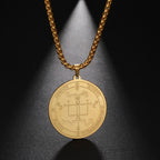 Anhänger Halskette Erzengel Gold