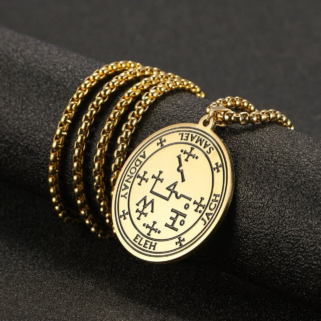 Anhänger Halskette Erzengel Gold