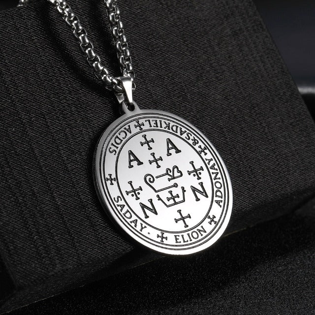 Anhänger Halskette Erzengel Silber