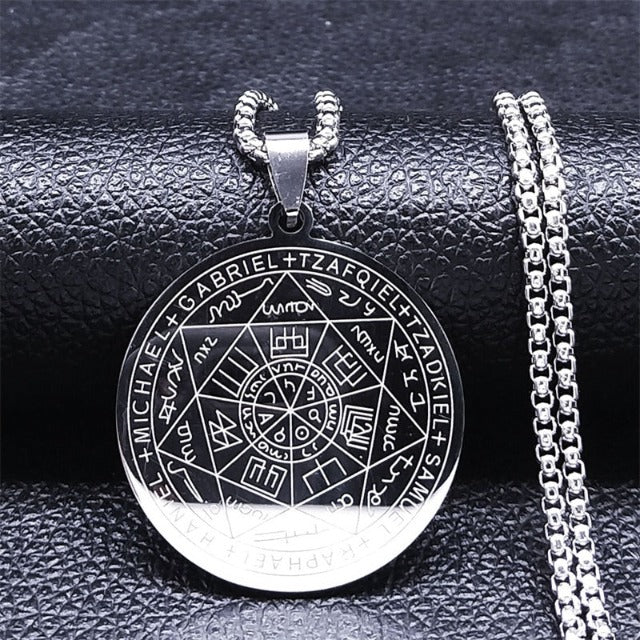 Collier Pendentif Sceau des Sept Archanges