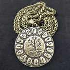 Yggdrasil Anhänger Halskette Bronze