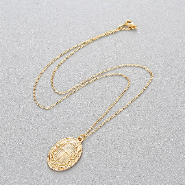 Ägyptisches Skarabäus-Halskette aus Gold