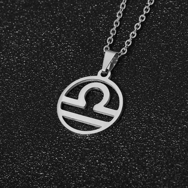 Collier Signe du Zodiaque - Pendentif  12 Constellations