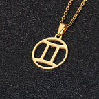 Collier Signe du Zodiaque - Pendentif  12 Constellations