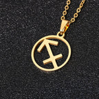 Collier Signe du Zodiaque - Pendentif  12 Constellations