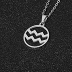 Collier Signe du Zodiaque - Pendentif  12 Constellations
