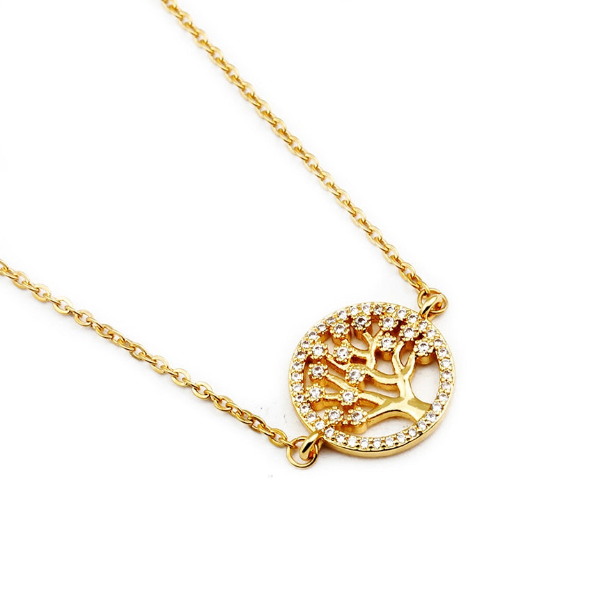 Lebensbaum-Armband aus Gold