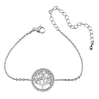 Lebensbaum-Armband aus Silber