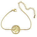 Lebensbaum-Armband aus Gold