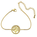 Lebensbaum-Armband aus Gold