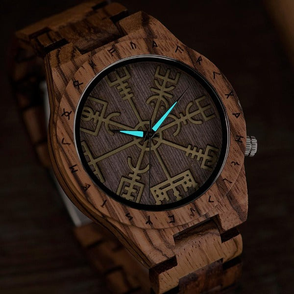 Viking Herrenholz-Uhr Holz