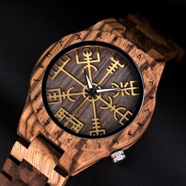 Viking Herrenholz-Uhr Holz