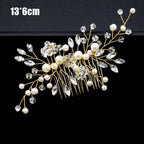 Haarreif Hochzeit Gold