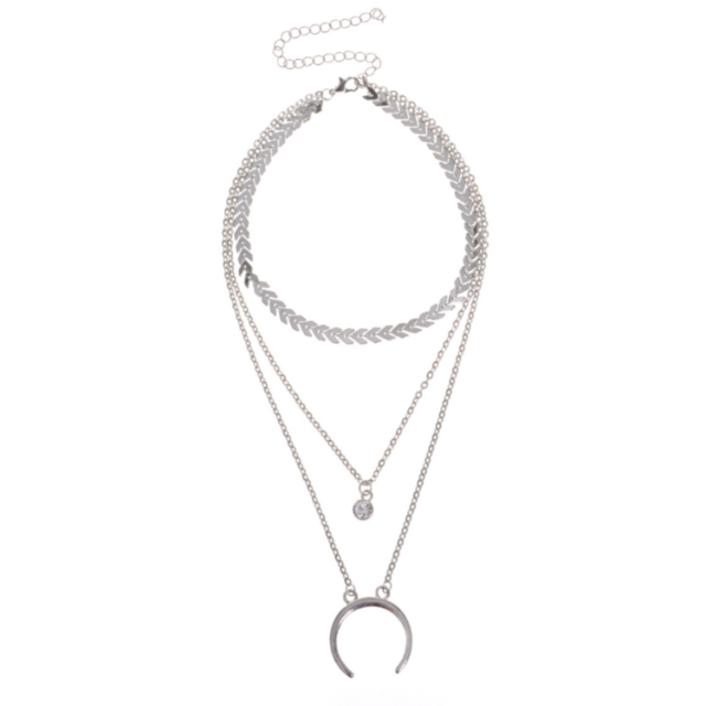 Boho Chic Anhänger Silber