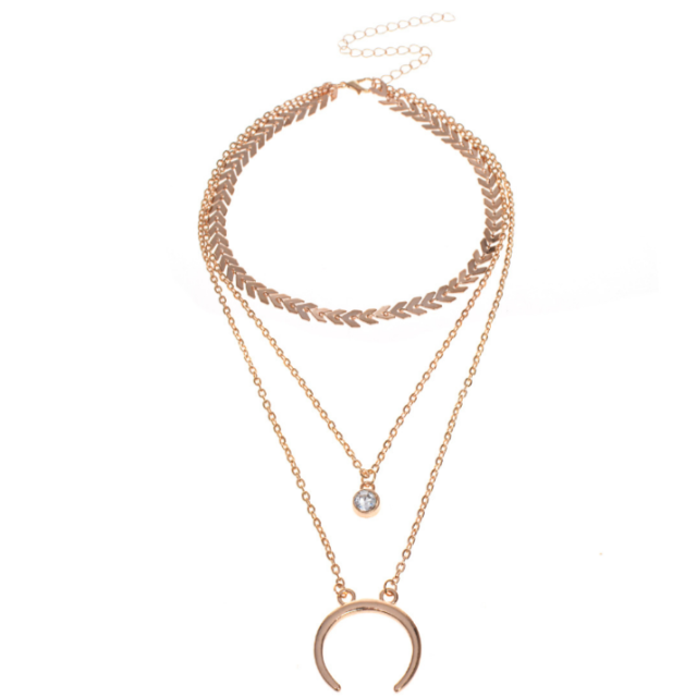 Boho-Anhänger Gold