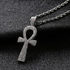 Ägyptischer Anhänger Ankh-Kreuz versilbert
