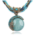 Pendente Etnico Donna blu